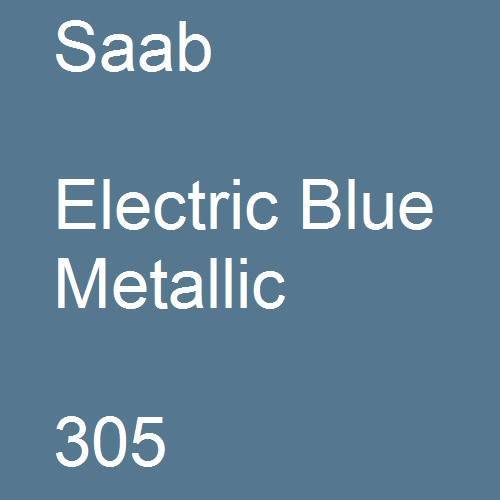 Saab, Electric Blue Metallic, 305.